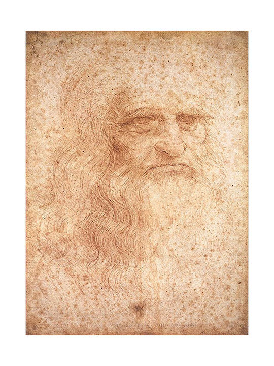 I-gallery Portrait Of A Πίνακας Αντίγραφο του Da Vinci σε Καμβά 50x70cm