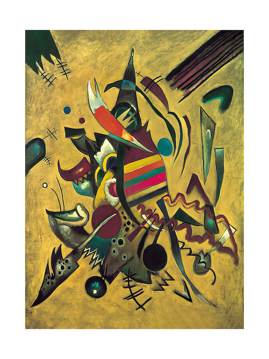 Gemälde auf Segeltuch Points Kandinsky 30x40 cm