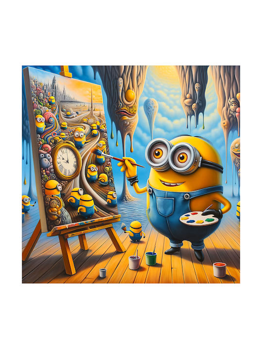 Πίνακας Ζωγραφικής Καμβά Pop Art Painting Dali 20x20 Cm