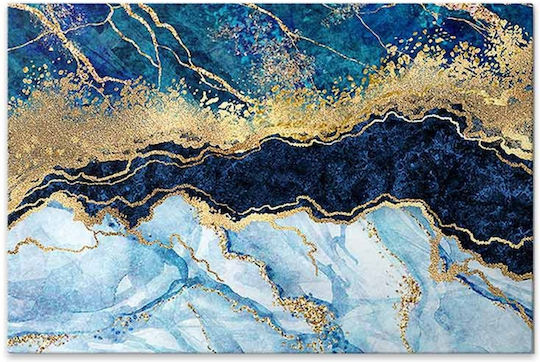 Megapap Deep Blue Painting on Canvas 125x80cm
