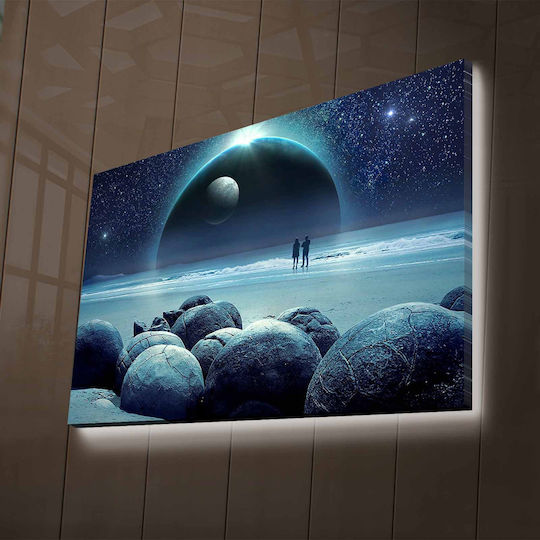 Πίνακας σε Καμβά με LED Φωτισμό 45x45cm