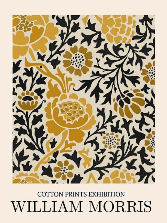 William Morris “Yellow Flower” Canvas Print 60*80 cm Canvas Only