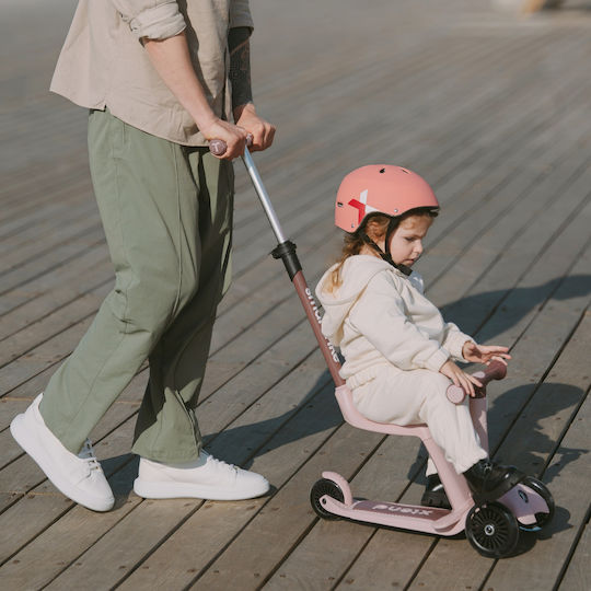 SmarTrike Παιδικό Πατίνι Αναδιπλούμενο Xtend LED Mini Ride Τρίτροχο με Κάθισμα για 9+ Ετών Πράσινο 2501304