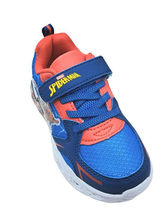 Kids Sneakers with Scratch & Lights Blue