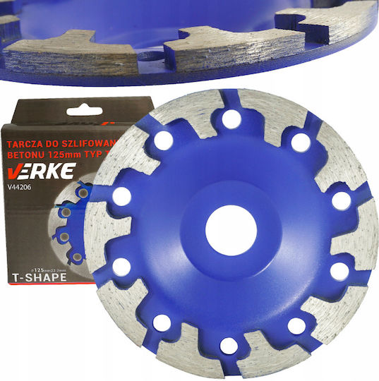 Grinding Disc 125mm Type T Verke V44206 5mm Segment