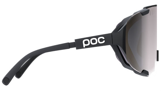 Poc Cycling Glasses with Beige Frame and Transparent Lenses