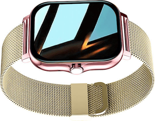 Avizar Balneo Smartwatch mit Herzfrequenzsensor (Gold)