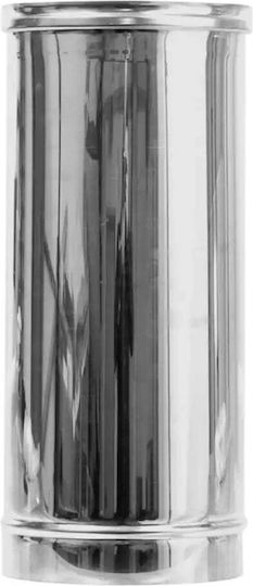 Stainless Steel Flue Pipe Ø120mm Length 25cm Kamininox