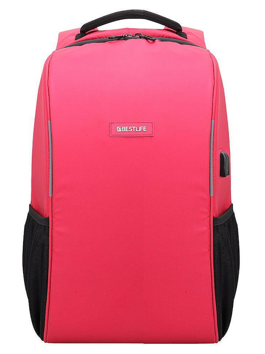 Bestlife Travel Safe Backpack 46x29x17cm Tablet 15.6 Inch Laptop Compartment Red