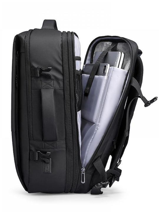 Rucsac De Călătorie Mark Ryden Compatibil Laptop 17.3" Tabletă 11" Extensibil 30-45l Port Usb Micro Usb Material Oxford Impermeabil Sistem Antifurt Culoare Neagră Perfect Pentru Călătorii Afaceri Utilizare Zilnică