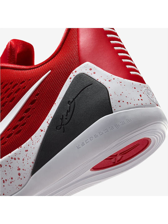 Kobe 9 EM Elite Low EM Protro University Red Low Basketball Shoes University Red / White