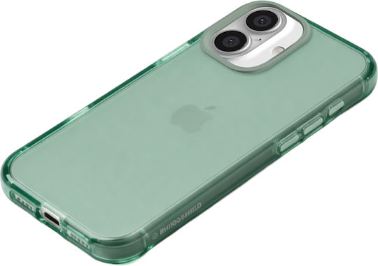 Rhinoshield Case Iphone 16 Plus Soft Tpu Shockproof Jellytint Series Green