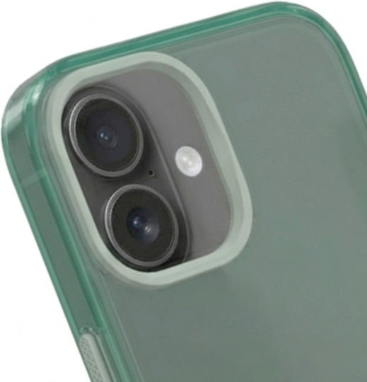 Rhinoshield Case Iphone 16 Plus Soft Tpu Shockproof Jellytint Series Green