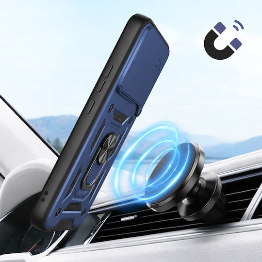 Mayaxess Husa Inel Redmi Note 15 4g Capac Glisant Camera Albastru Închis