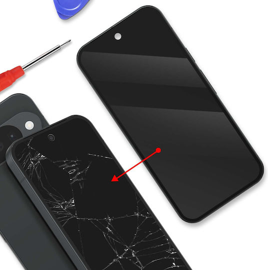 Clappio Ecran Lcd Complet Pentru Google Pixel 10 Cu Ramă Negru
