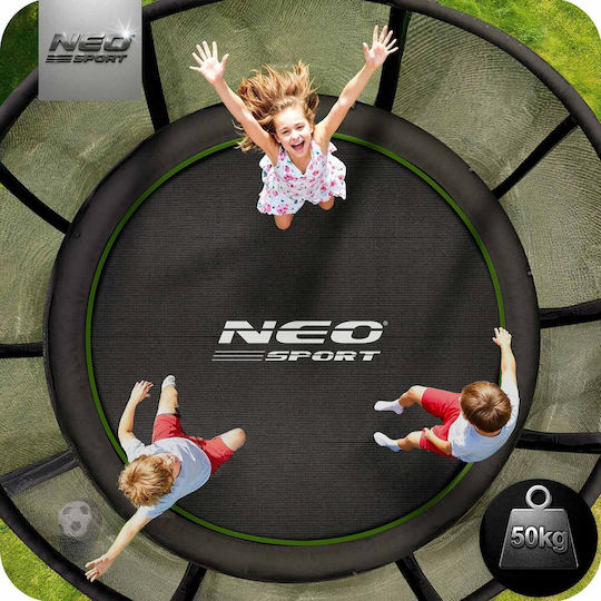 NEO Sport Trambulină Pentru Copii Diametru 103 cm cu Plasă de Protecție și Scară