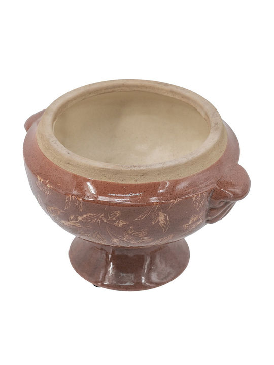 Artekko Pflanzentopf Keramik Rote 20x17x13cm