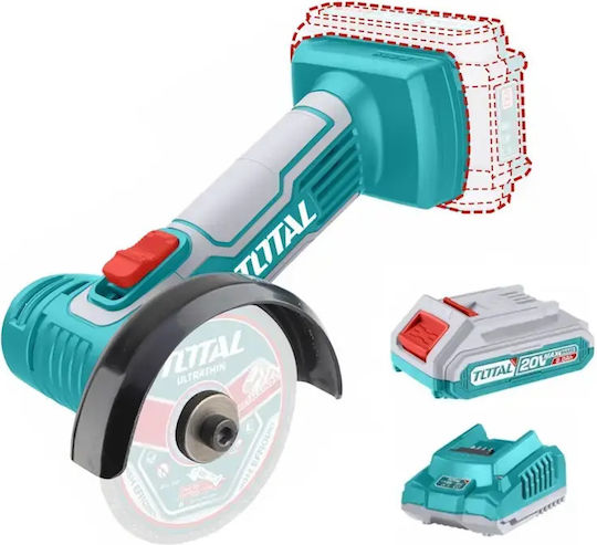 Total Grinder Mini 76mm Battery 1x2Ah