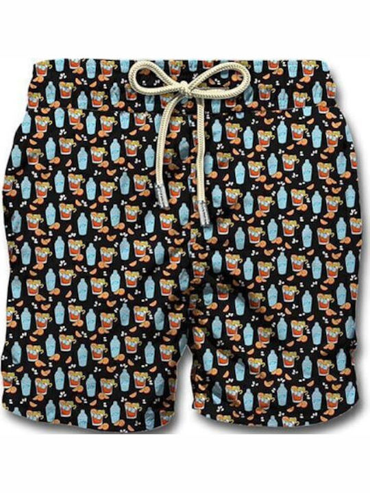 Lighting Micro Fantasynegroni Drink Men's Swimwear Shorts Negroni with Patterns