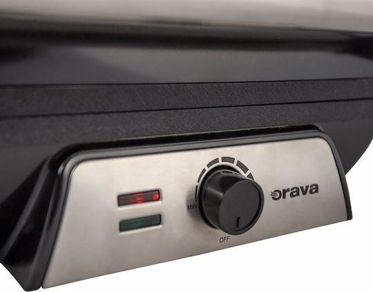 Orava Grillchef 4 Tabletop Electric Grill Grate 2000W with Adjustable Thermostat 33.8x33.2cm Lama+-00020247