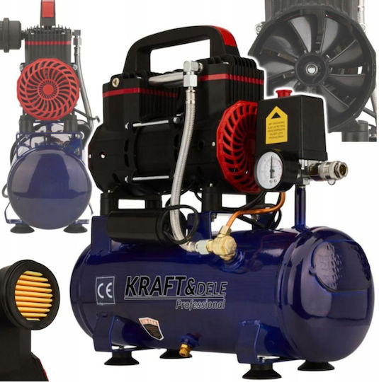 Kraft & Dele Single-Phase Air Compressors with Airtank 9lt KD2127