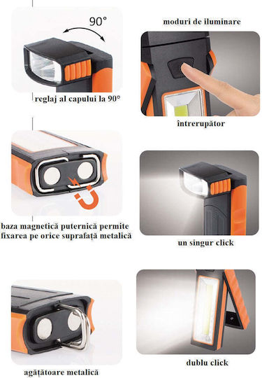 Flashlight Verke V87551 Workshop 160 Lm