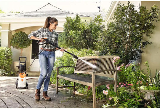 Stihl RE 100 Plus Control Mașină De Spălat Cu Presiune 2100W Cu Presiune 150bar Și Pompă Metalică