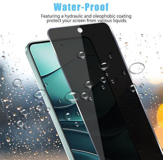 Vollflächig gehärtetes Glas Schwarz Poco X8 Pro