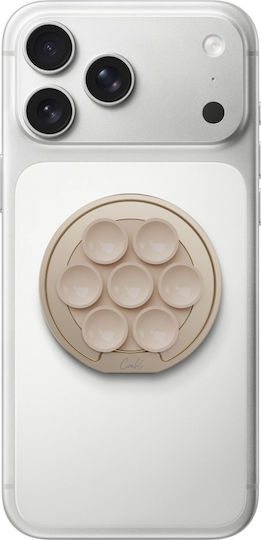 Uniq Coehl Luna Anti-Slip Cell Phone Stand in Beige Colour