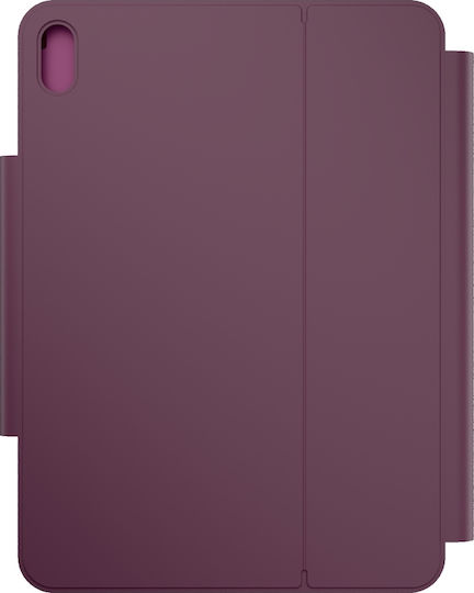 Typecase Edge Флип Капак с Клавиатура на Английски Език САЩ Бордо (Ipad 11" (a16) 2025 / Ipad 10.9" 2022)