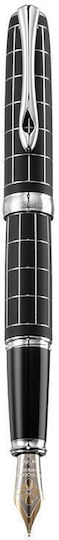 Diplomat Stilou Medium 0.8mm Auriu Cu Cerneală Neagră