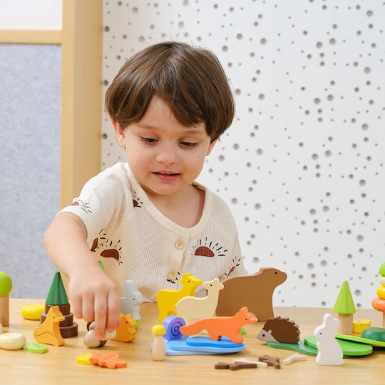 Viga Toys Παιχνίδι Κατασκευών Ξύλινo για Παιδιά 3+ Ετών