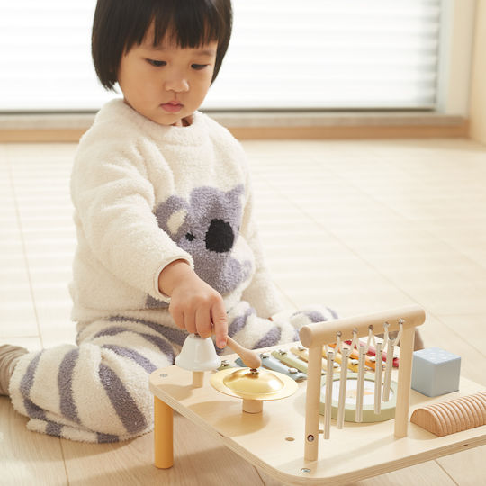 Viga Toys Τραπεζάκι Δραστηριοτήτων από Ξύλο με Μουσική και Ήχους