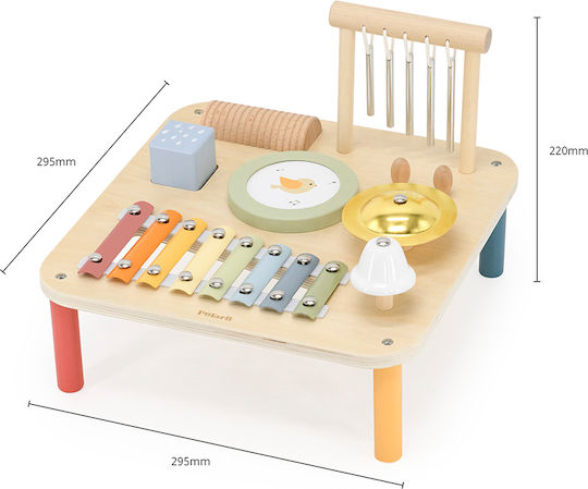 Viga Toys Τραπεζάκι Δραστηριοτήτων από Ξύλο με Μουσική και Ήχους
