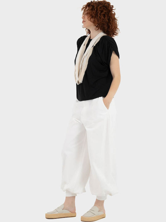 Ballon Hosen Für Damen Ecru