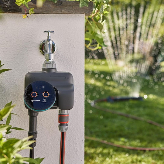 Gardena Προγραμματιστής Ποτίσματος Βρύσης Μπαταρίας 1 Εξόδου με Bluetooth