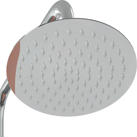 vidaXL Pool Shower from Natural Wood with Height 217cm Brown