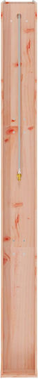 vidaXL Pool Shower from Natural Wood 226x137x23cm Brown