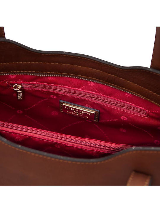 Olimpia Leather Women's Tote Handbag Brown