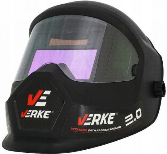 Verke Mască de Sudură de Câmp Optic 100x60mm Neagră