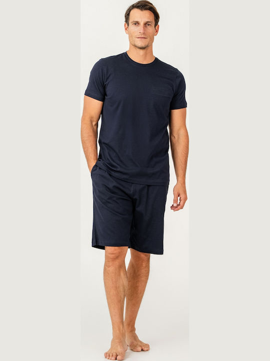 Arnetta Summer Men's Pyjama Dark Blue