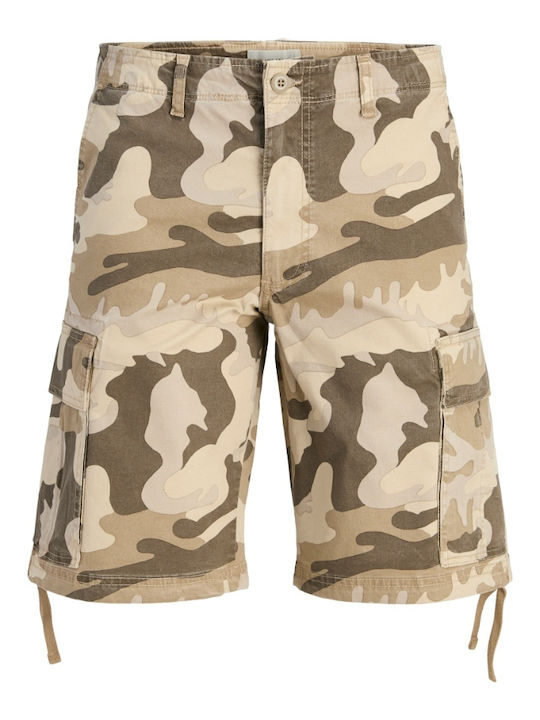 Herren Shorts Cargo Beige
