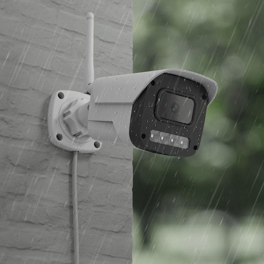 HAMA 00176653 IP Surveillance Camera Wi-Fi Full HD 1080p Waterproof with Two-Way Communication