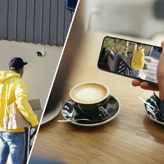 HAMA 00176653 IP Surveillance Camera Wi-Fi Full HD 1080p Waterproof with Two-Way Communication