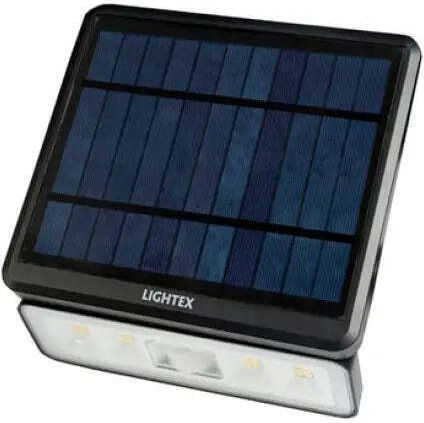 Lightex Водоустойчив Слънчев LED Прожектор 8W Неутрално Бяло 4000K IP54