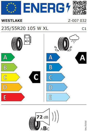 Zuperace Z-007 Car Summer Tyre 235/55R20 105W