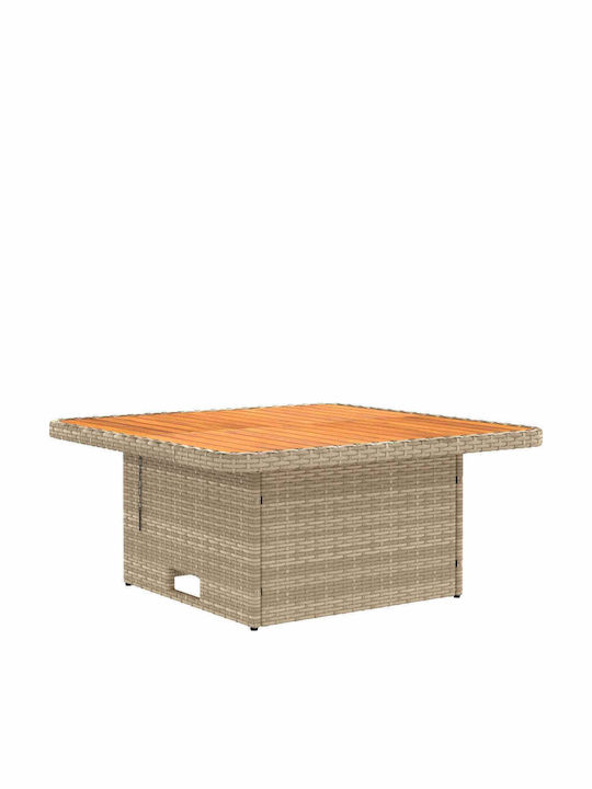 Set Cameră De Zi Pentru Exterior 5 Piese Bej Și Crem Cu Perne