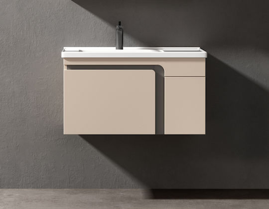 Martin Penelope Πάγκος χωρίς Νιπτήρα Μ80xΒ49xΥ45cm Cream White Martin Penelope Πάγκος χωρίς Νιπτήρα Μ80xΒ49xΥ45cm Cream White