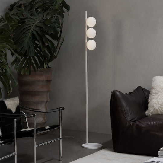 Ideal Lux Binomio Stehlampe H160cm. Weiß Ideal Lux Binomio Stehlampe H160cm. Weiß