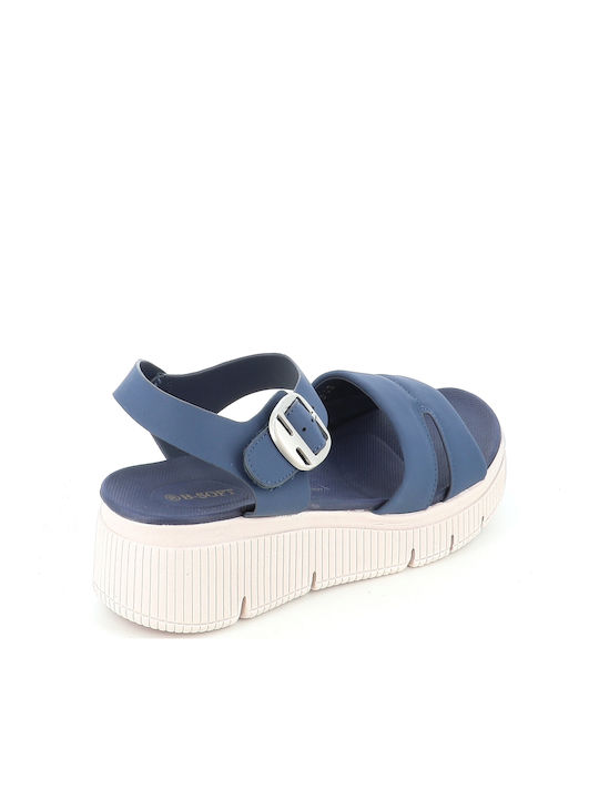 Summer Women's Platforms Blue 304/028-10_MPLE